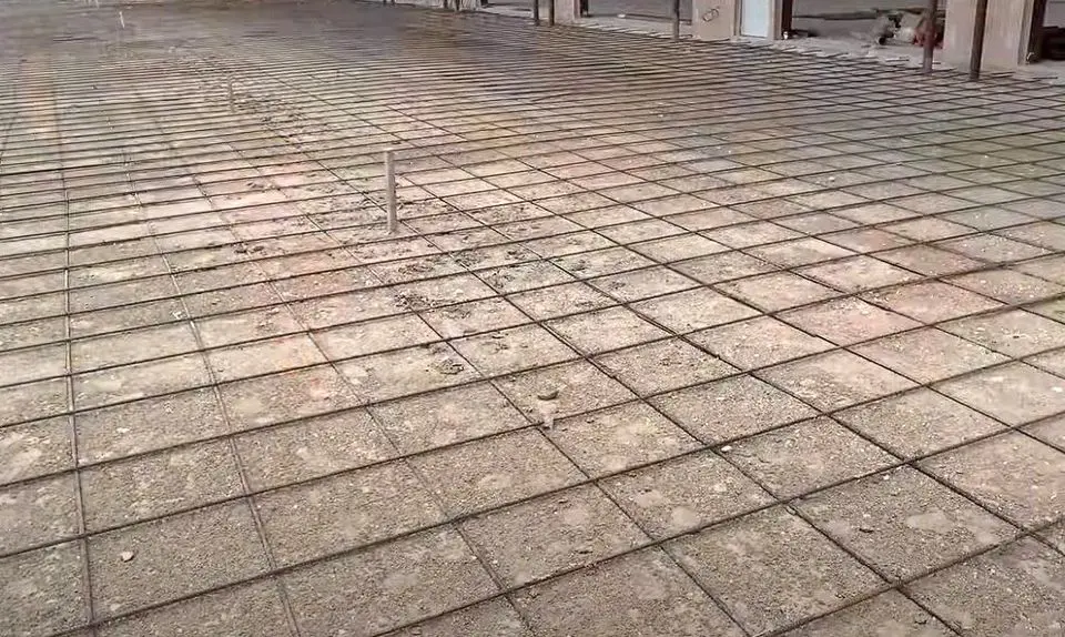 commercial concrete flooring installed with reinforcing mesh for a new mall in Albuquerque